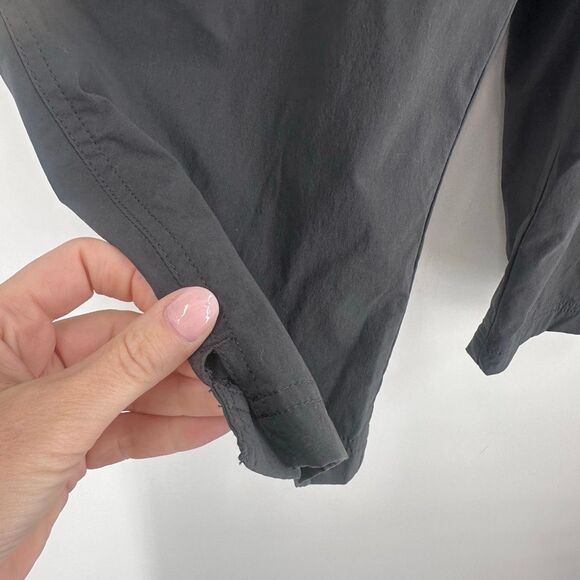 LL Bean Comfort Cycling Capris Pants‎ Removable Shorts Size Medium Black Hiking - Picture 12 of 16